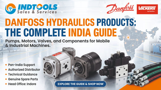 Danfoss hydraulic pumps motors valves and components supplied by Indtools in India