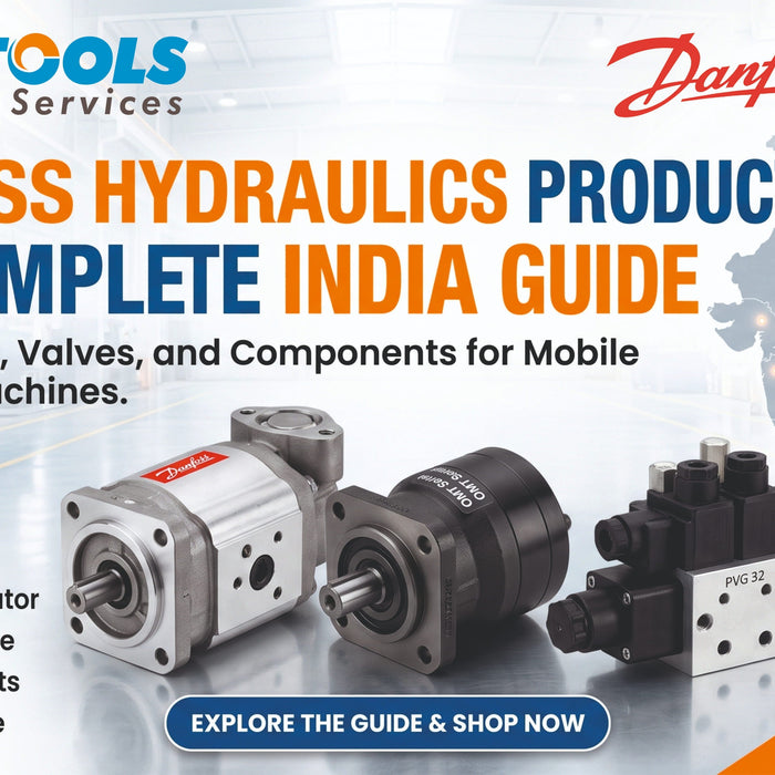 Danfoss hydraulic pumps motors valves and components supplied by Indtools in India